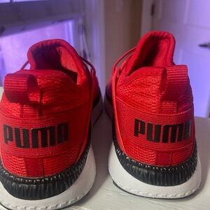 Puma Red Sneakers. Size 1. Boys.
